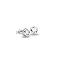 Orecchini Baroni Gioielli in Oro Diamante 0.04 Ct 4828B2-ORO BIANCO - 4828B2-ORO BIANCO